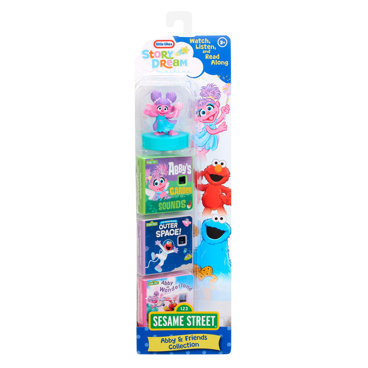 Sesame Street toy set with Abby in packaging on a white background