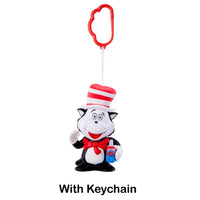 Cat in the Hat keychain on a white background
