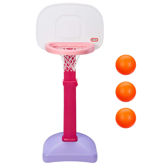 thumbnail image 2 of Little Tikes Toddler Easy Score Basketball Set, Adjustable Hoop, 3 2 of 12