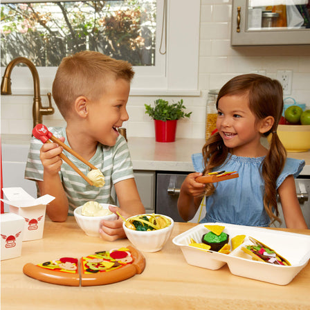 First Food Delivery Set - 
Build your own tacos, nachos, pizza, noodles & more! 