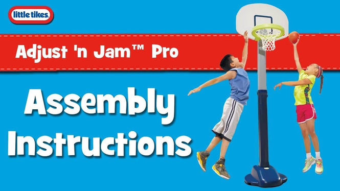 Adjust 'n Jam Pro Basketball Set | Little Tikes