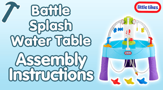 Little tikes battle splash water best sale table instructions