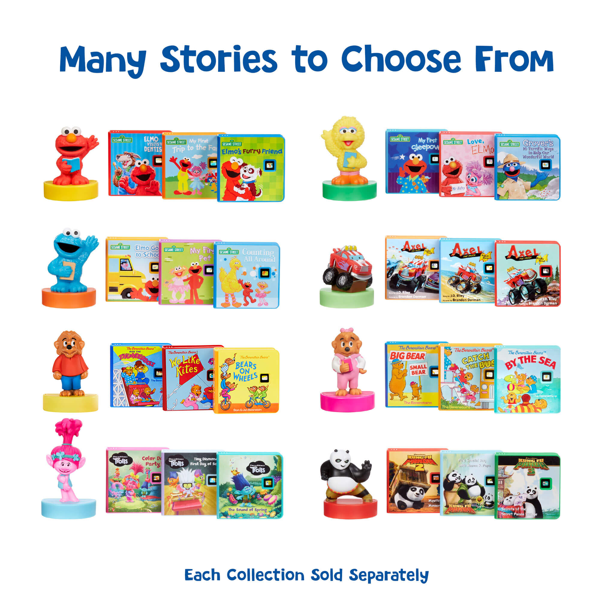 Book and Figure Storage for Dream Machine Projector Kids Story Books  Display Choose Your Color 