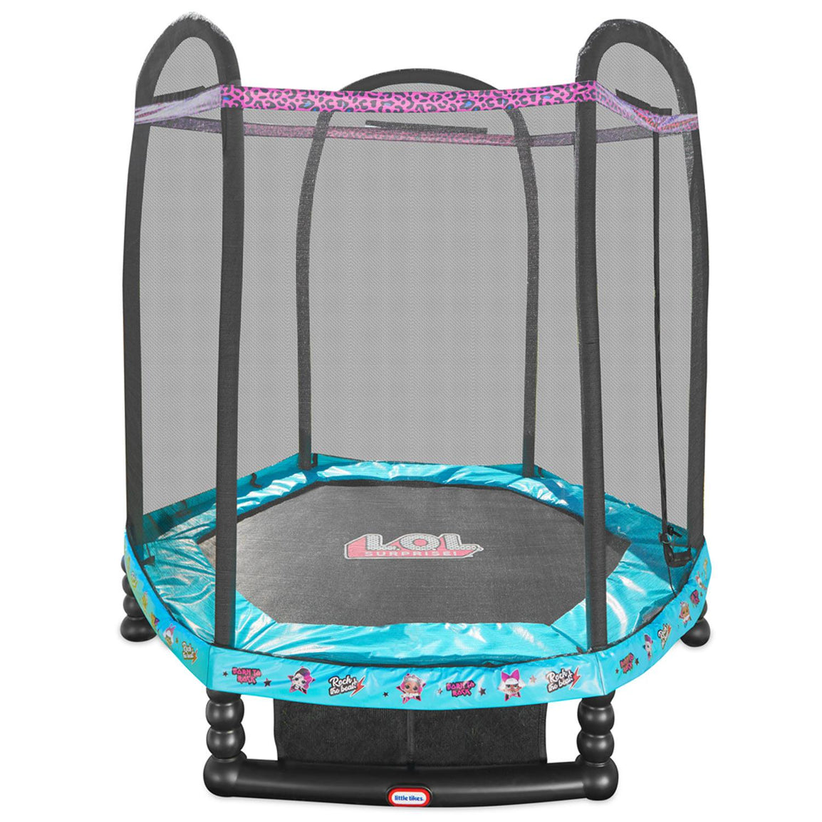 Provides hours of active bouncer trampoline fun