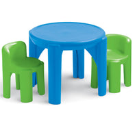 Bright 'n Bold Table &amp; Chairs Set comes fully assembled