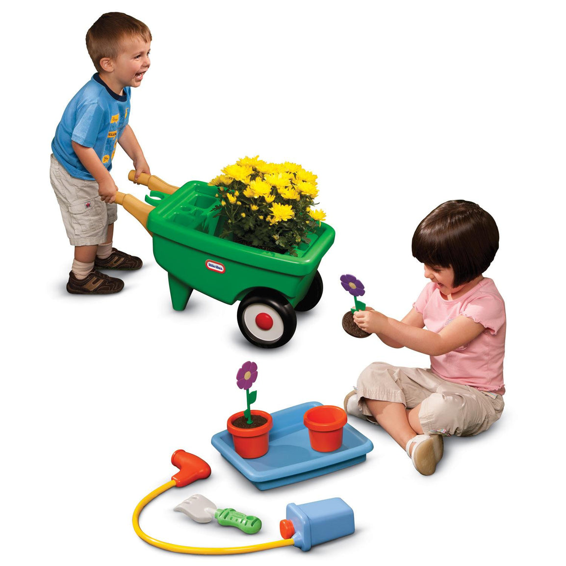 2-in-1 Garden Cart & Wheelbarrow - Official Little Tikes Website