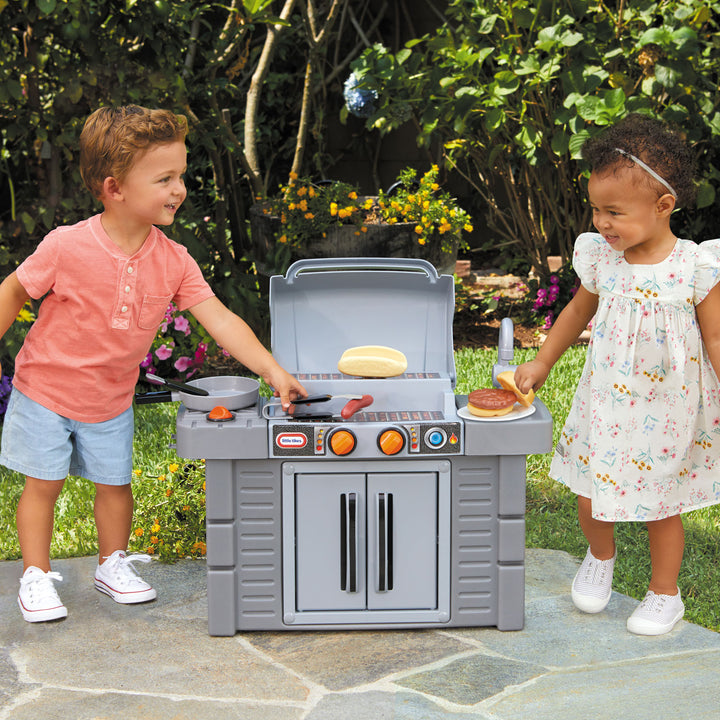 Cook 'n Grow™ BBQ Grill Toy – Toddler Play Grill with Dual Stages for Indoor & Outdoor Play