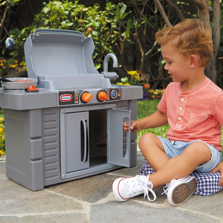 Cook 'n Grow™ BBQ Grill Toy – Toddler Play Grill with Dual Stages for Indoor & Outdoor Play
