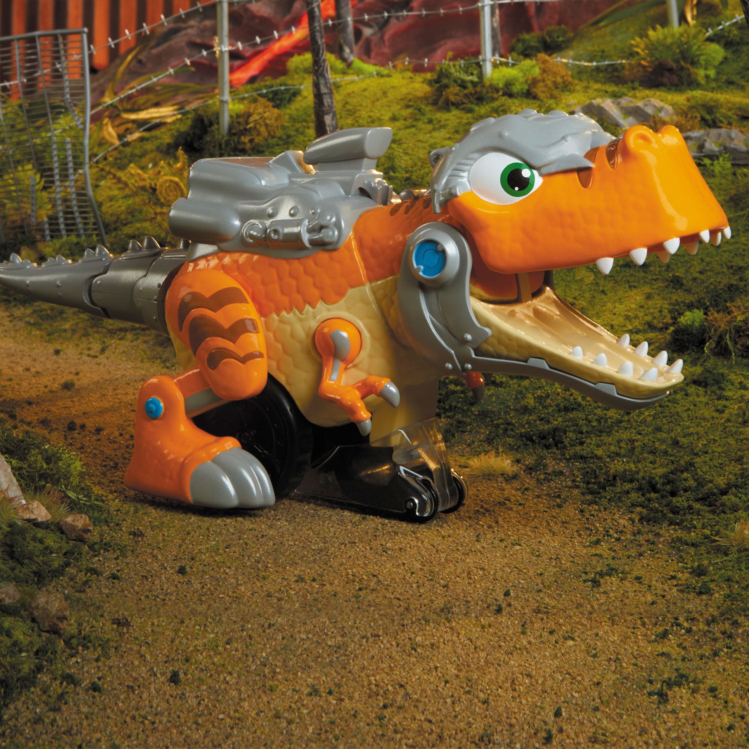 Little Tikes T-Rex Strike rc Controle Remoto Carro do Veículo de Brinquedo  de Dinossauro Chompin com giros completos de 360 graus que ruge, toca  música e sfx- Presentes para crianças, brinquedos para